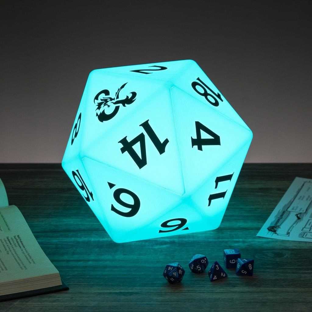 Paladone - Lumière d'ambiance D20 changeante de couleur - Alimentée par USB - Photo 10/10