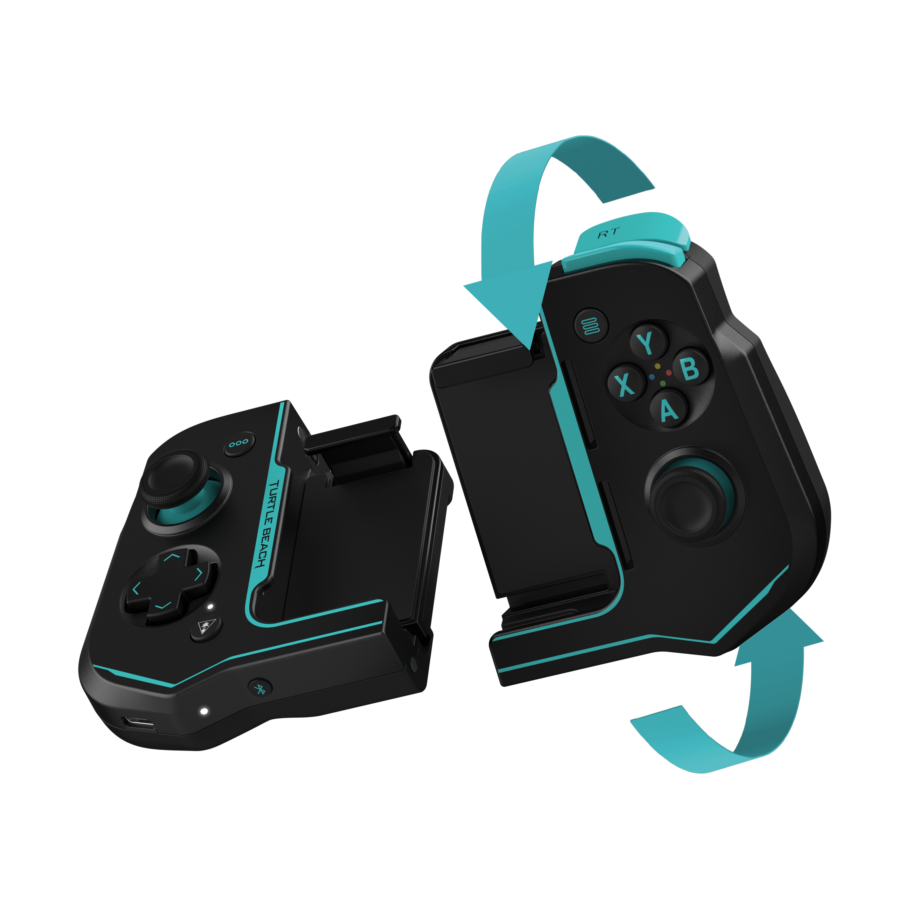 Turtle Beach - Manette de jeu mobile Atom Noire et Cyan pour appareils Android 8 - Photo 8/10