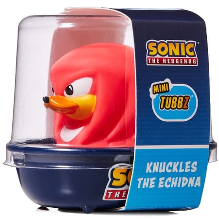Numskull - Mini TUBBZ Bath Duck - Sonic the Hedgehog - Knuckles (Bathtub Edition) - 8cm