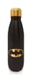 DC Comics Batman - Bat signal Black and Gold Metal Water Bottle 