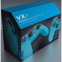 Gioteck - VX4 Blue Wired Controller for PS4 and PC Gamepad, Joystick  Motion and Vibration Support  Ergonomic design & Audio