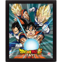 Dragon Ball Super - Power of Saiyans 3D Lenticular Poster 28,7 x 23,5cm