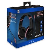 4Gamers - PRO4-70 PS4 Licensed Wired Stereo Gaming Headset Camo Abstract Black