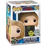 Funko Pop! Marvel: Captain Marvel - Captain Marvel (Neon Suit) (Glow in the Dark) (Special Edition)