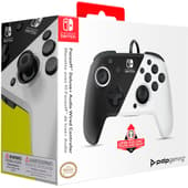 PDP - Nintendo Switch Faceoff Controller Deluxe Audio - Black/White