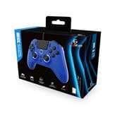 EgoGear - Manette filaire SC10 bleue avec port audio pour casque pour PS4 et PC
