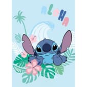 Lilo & Stitch - Aloha Stitch Flannel Blanket (110x150cm)