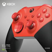 Manette sans fil Xbox Elite Series 2 - Core Rouge pour Xbox Series X|S, Xbox One et Windows 10/11