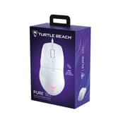 Turtle Beach - Souris de jeu filaire optique RGB ultralégère Pure SEL Blanche