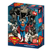 DC Comics - Superman die een berg optilt Puzzel 300 stk 46x31 cm - met 3D lenticulair effect