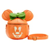 Loungefly: Disney - Glow Face Pumpkin Minnie Figural Crossbody B