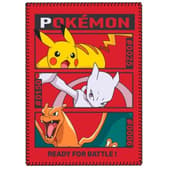 Pokémon - Pikachu, Mewto en Charizard Polarfleece Deken (100x140cm)