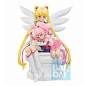 Sailor Moon Eternal Ichibansho - Eternal Sailor Guardians - Eternal Sailor Moon & Eternal Sailor Chibi Moon figurine 14cm