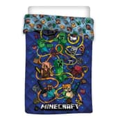 Minecraft - Couette en Polyester Visages (140x200cm)