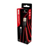 EgoGear - Câble de recharge tressé USB-C de 3m SCH10 Rouge et No