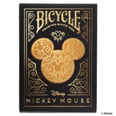 Bicycle - Carte de jeu Standard 56 pièce(s) Mickey Black Gold