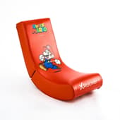 X-Rocker - Officiele Super Mario Gaming Inklapbare Stoel - Zetel Junior 6 tot 12 jaar
