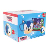 Sonic the Hedgehog - Coffret mug 3D et puzzle 300ml