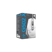 Logitech G502 X Wired Gaming Muis Wit voor PC (Windows/MacOS)