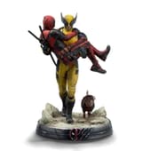 Iron Studios - Deluxe Art Scale 1/10 - Marvel - Deadpool en Wolverine Statue 21.5cm