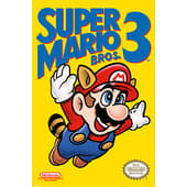Super Mario Bros 3 - NES Cover Maxi Poster