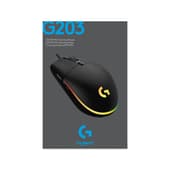 Logitech G203 Lightsync Gaming-muis Zwart