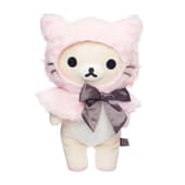 Korilakkuma - “Roos Kat Kostuum” Medium Pluche 34cm