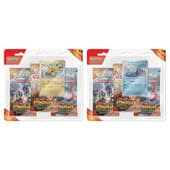 Pokémon JCC - Écarlate et Violet - Pack Blister de 3 Boosters EV08 Étincelles Déferlantes Maraiste et Électhor (1 Booster aléatoire)