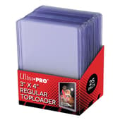 Ultra Pro - Standaard Kaartbeschermers - Toploader Transparent Regular Ultra Clear 25 Stuks (77 x 100 mm)