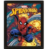 Marvel Comics - Spider-Man - Spider-Man Costume Blast Cadre 3D Lenticulaire 26x20cm