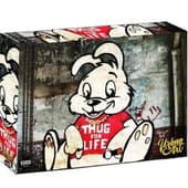 Urban Art - "Thug for Life" Puzzel 1000 stk 70x50 cm - met 3D le