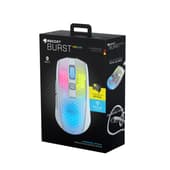 Roccat - Souris de jeu optique RGB sans-fil et légère Burst Pro Air Blanche