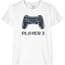 Gaming - T-Shirt Enfant Blanc Joueur 3 - 6 ans
