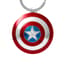 Marvel - Captain America - Metalen Sleutelhanger Schild