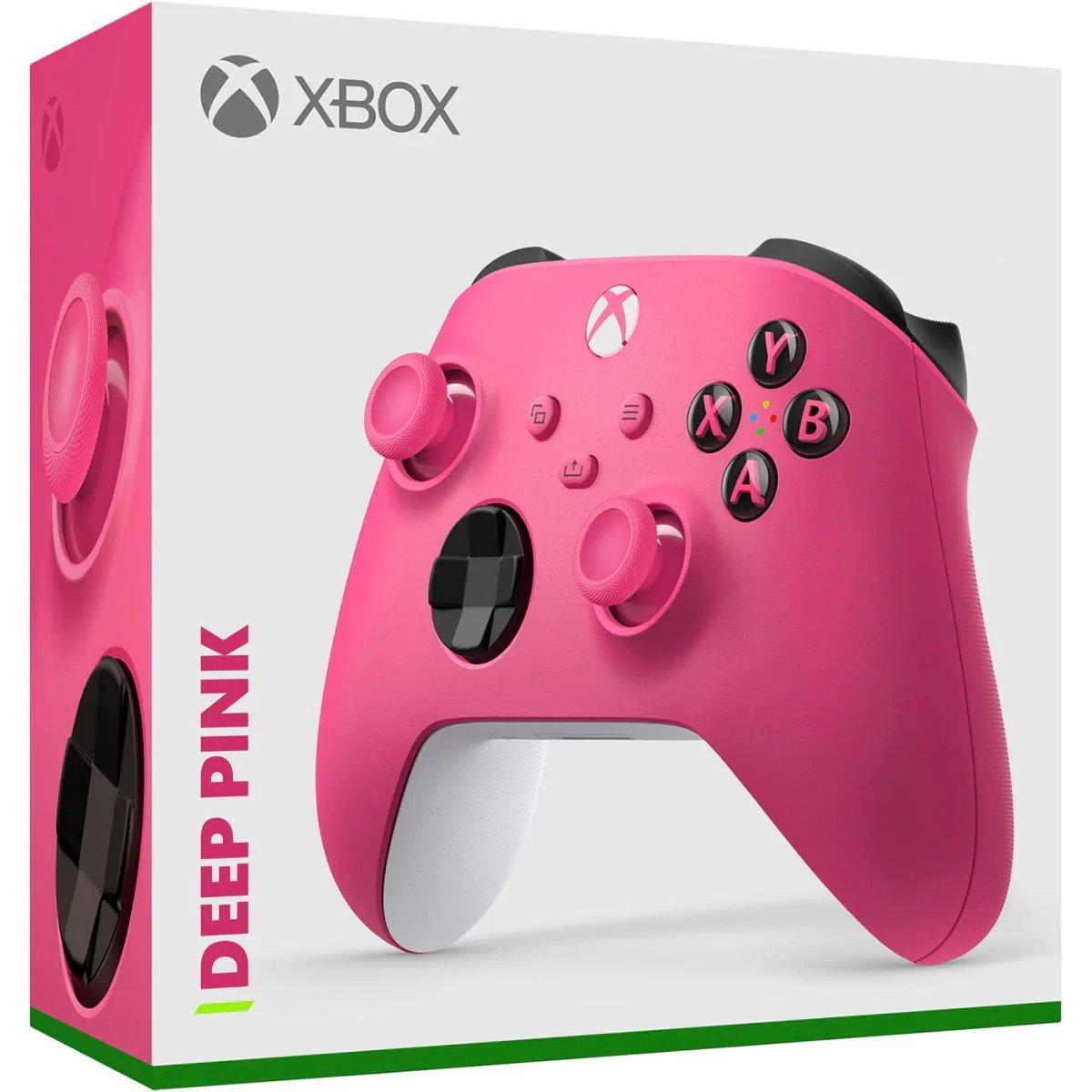 Manette sans fil Xbox Deep Pink pour Xbox Series X|S, Xbox One, Windows 10 et Mobile