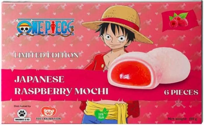 Mochi - Saveur Framboise - Édition Speciale Luffy 180gr