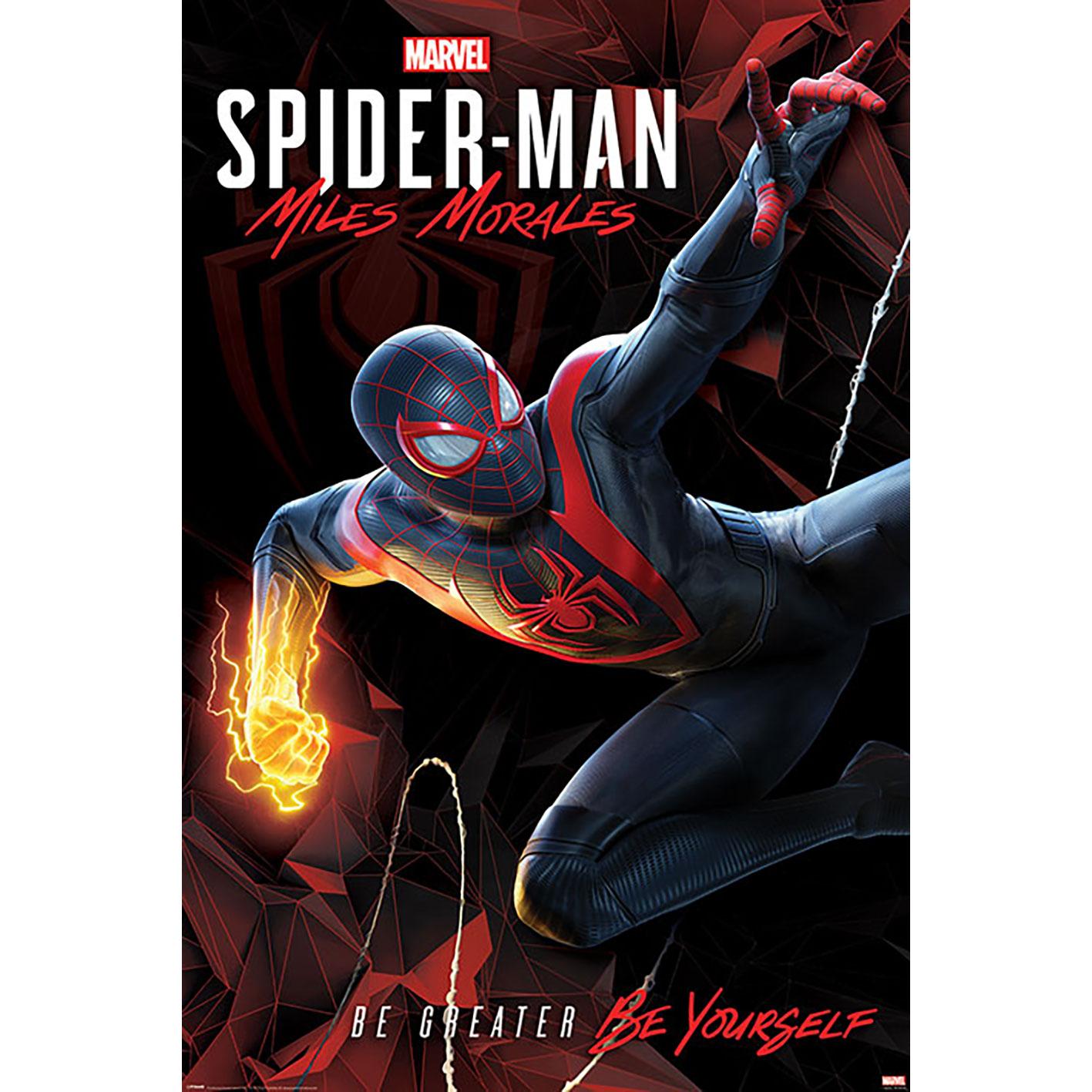 PL 13 - Spider-Man Miles Morales (Cybernetic Swing) - Maxi Poster 91x61cm