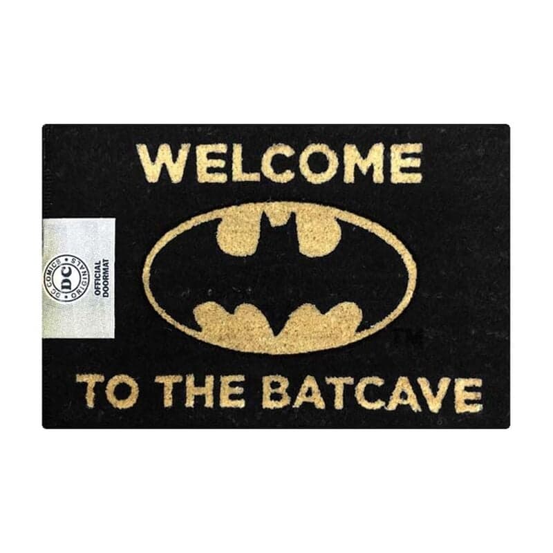 DC Comics - Batman - Tapis de porte \"Welcome To The Batcave\" 60x40cm
