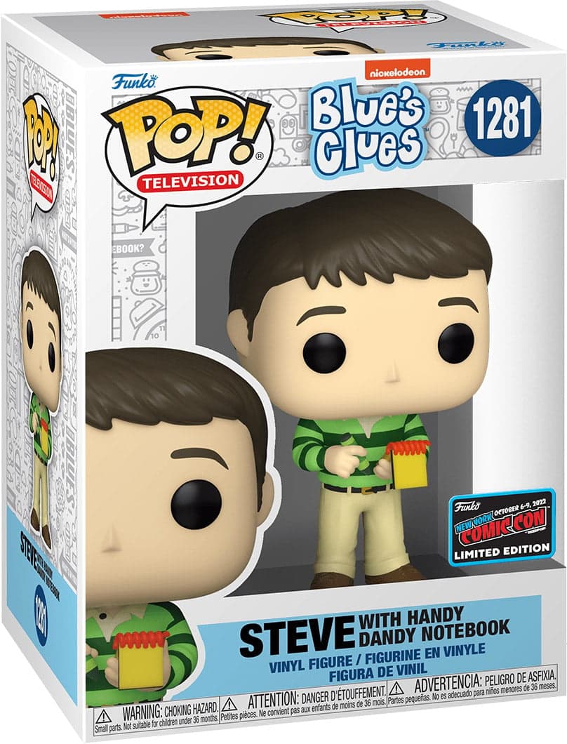 Funko Pop! TV: Blue\'s Clues - Steve with Handy Dandy Notebook - Convention Limited Edition