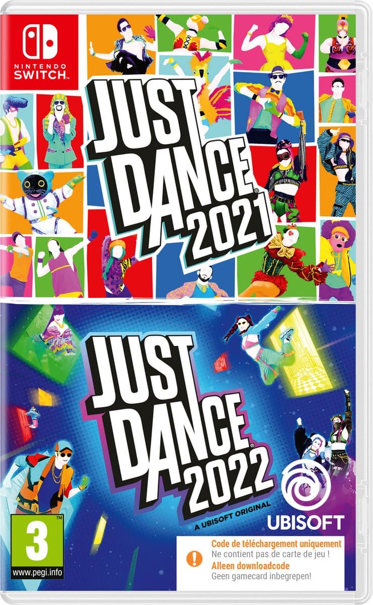 Just Dance 2021 & Just Dance 2022 (Code-in-a-box) - Version Nintendo Switch