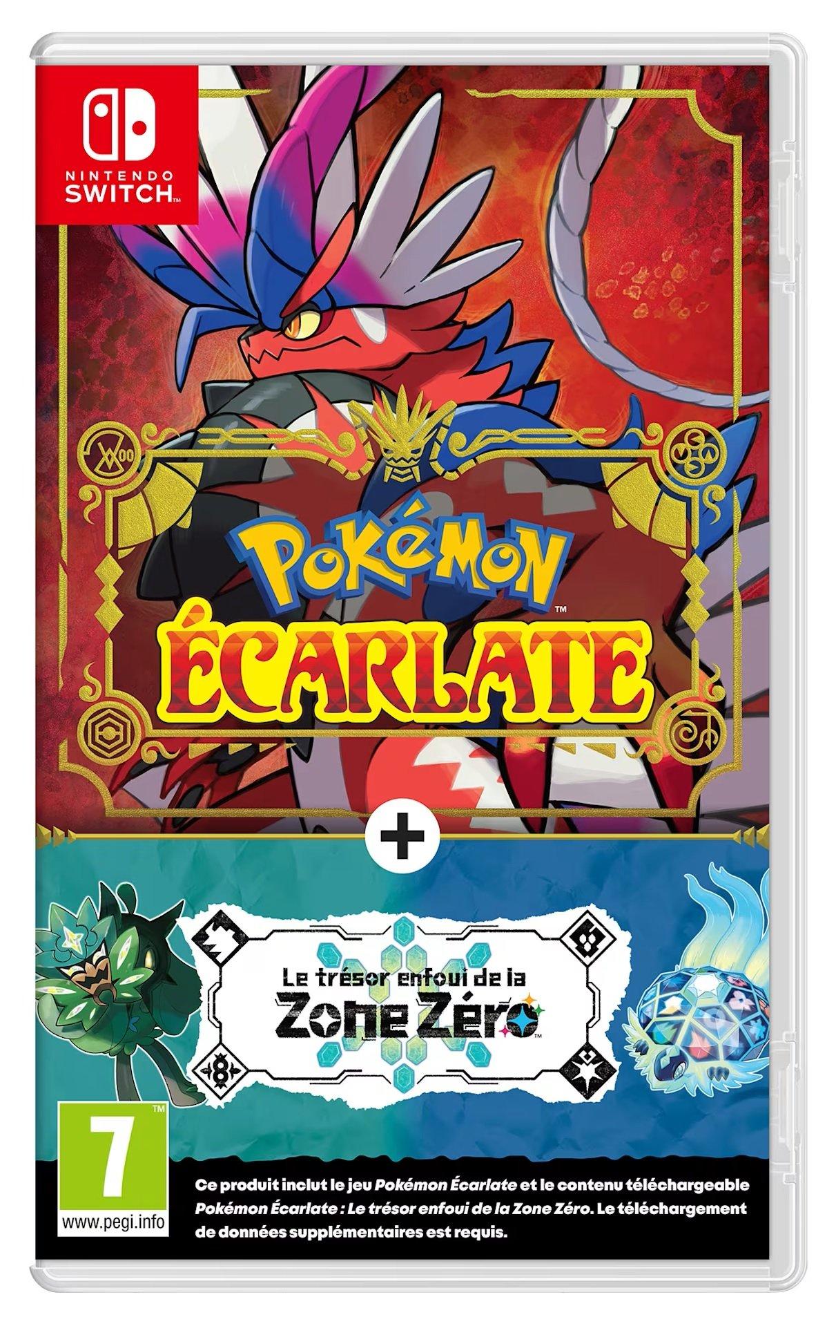 Pokémon Écarlate + Pass d\'extension Le trésor enfoui de la Zone Zéro - Nintendo Switch