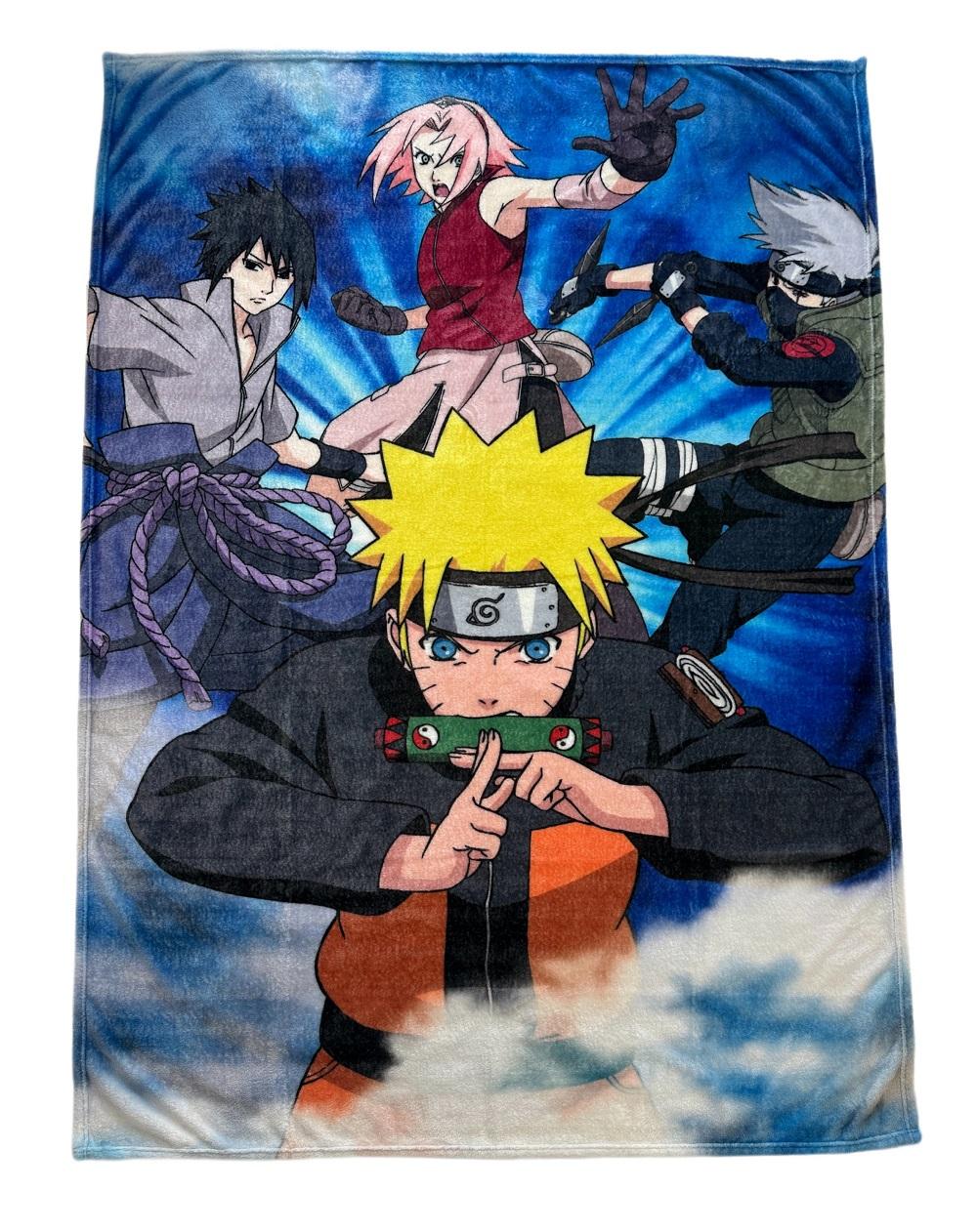 Naruto Shippuden - Team 7 Polar Plaid 180 x 130cm