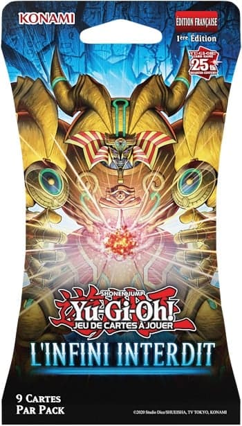 Yu-Gi-Oh! JCC - Pack de Booster L\'Infini Interdit (Blister cartonné)