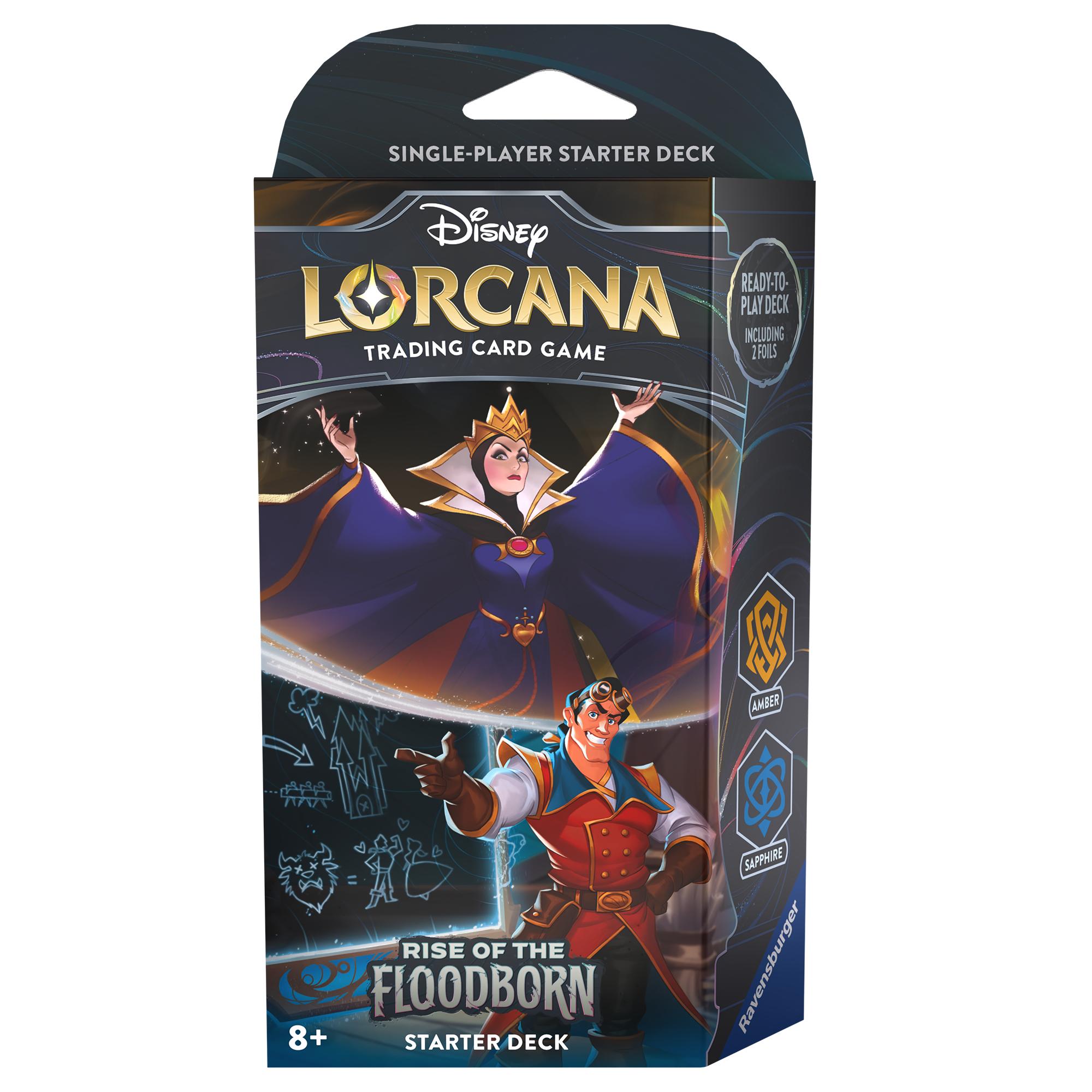 Disney Lorcana TCG: Rise of the Floodborn - Amber Sapphire Start