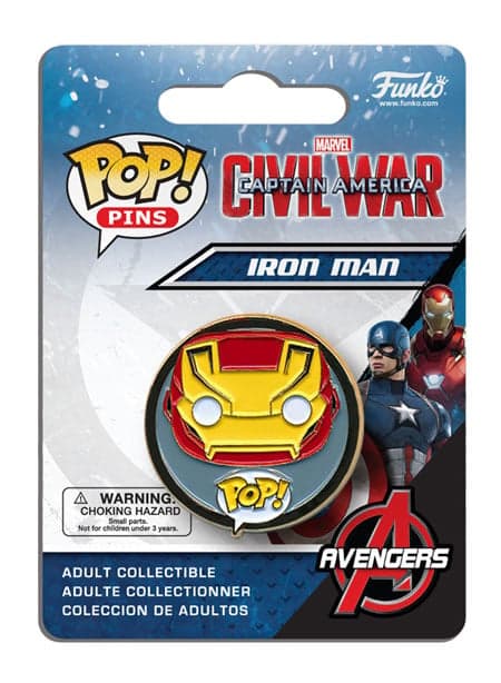 Funko Pop! Pins Captain America Civil War Iron Man