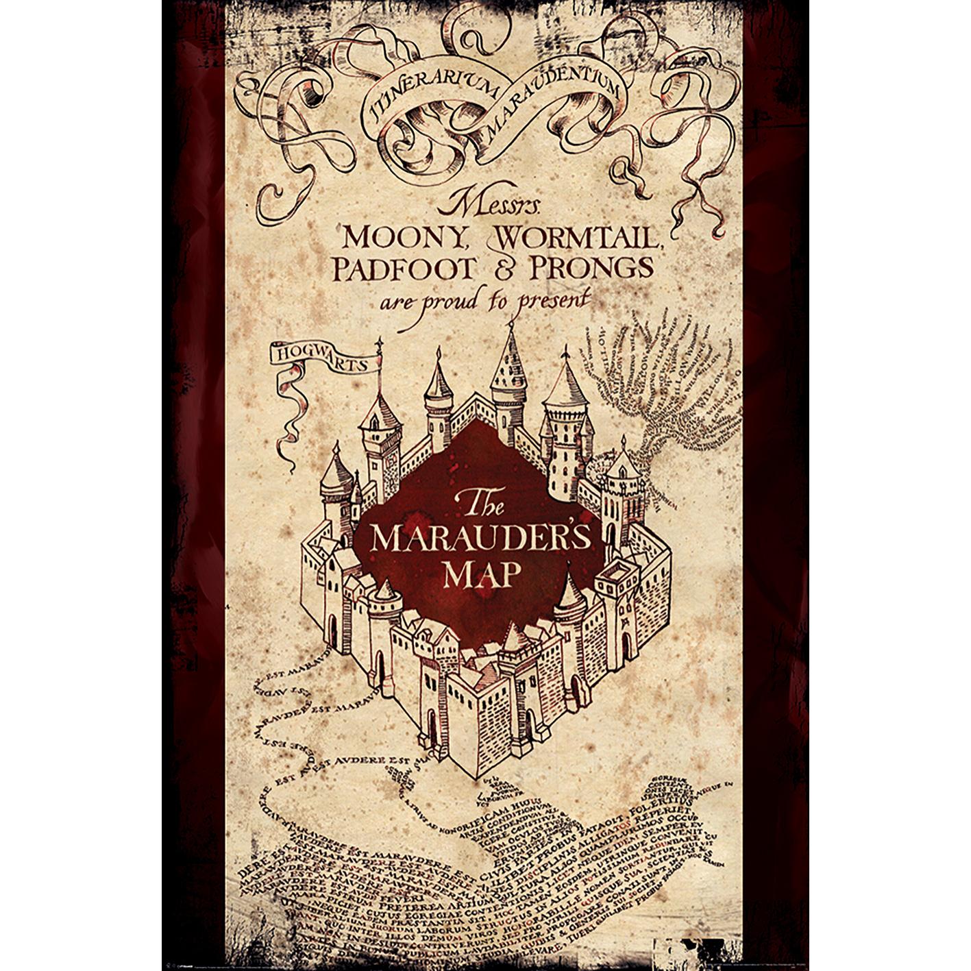 PL 45 - Harry Potter (The Marauders Map) - Maxi Poster 91x61cm