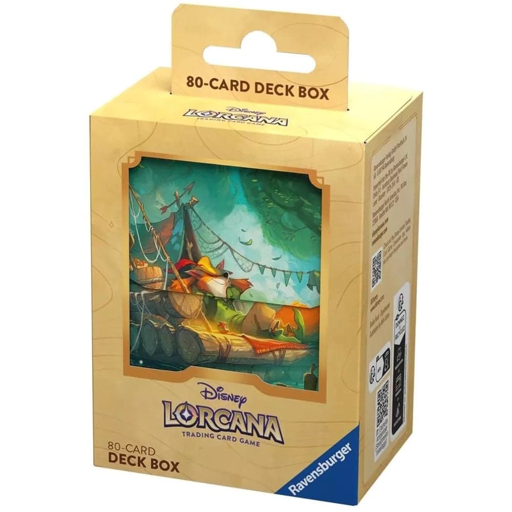 Disney Lorcana JCC : Les Terres d\'Encres - Boîte de deck de 80 cartes Robin des Bois