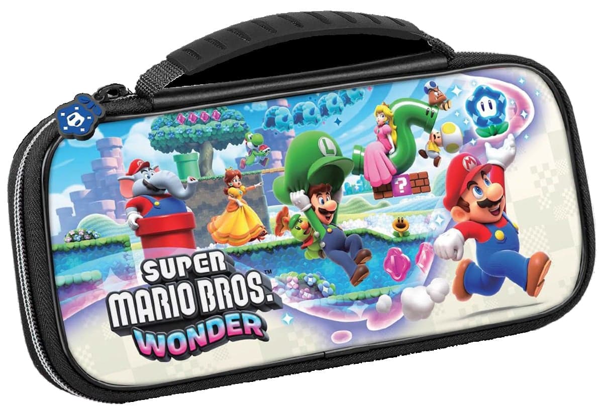 Game Traveler Deluxe Travel Case Super Mario Wonder voor Switch, Switch lite en Switch OLED