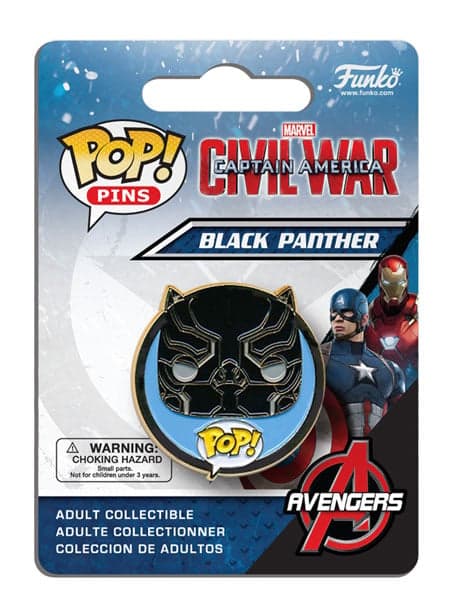 Funko Pop! Pins Captain America Civil War Black Panther