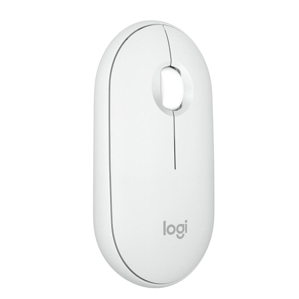 Logitech M350 Souris sans fil Bluetooth Pebble Mouse 2 - Blanc